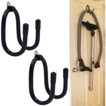 Lot de 2 supports muraux pour tête d'aspirateur, support de rangement pour aspirateur, magasin, garage, aspirateur - Ccykxa