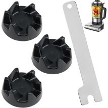 Lot de 3 Pièces Coupleur 9704230 Compatible avec KSB5,Blender Engrenage avec Outil de Suppression, Engrenages pour Blender Kitchenaid,Pieces