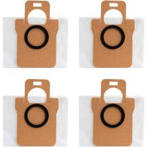 Ccykxa - Lot de 4 sacs d'aspirateur pour robot aspirateur , station de base, grande capacité, kit d'accessoires, pièces de rechange