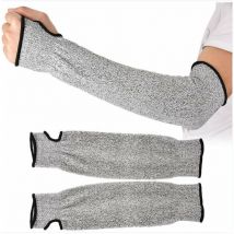 Manchons de sécurité résistant aux coupures de niveau 5, manchon de protection de bras Protection de bras anti-abrasion protectrice - Ccykxa