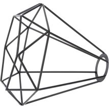 Ccykxa Metalllampenschirm, Käfigförmiger Metalllampenschirm, Rahmenlose Lampenabdeckung, Ersatz Für Wandpendelleuchte, Wandleuchte