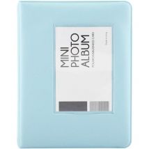 Mini Album Photo de 3 Pouces, 64 Pochettes Mini Albums Photo Polaroid Couverture Cadre de Livre Album Photo Stockage Cas Photo - léger pour Un