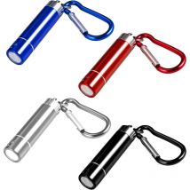 Mini Lampe de Poche Porte-Clés,Mini Lampe Torche LED,Portable Lampe de Poche Enfant,Mini Lampe de Poche LED,Petite Lampe Torche led avec Mousquetons