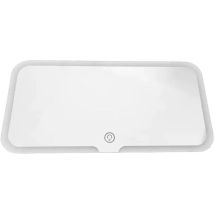 Miroir De Voiture – Miroir De Maquillage, Miroir Cosmétique Rechargeable Miroir De Courtoisie De Voiture Avec 3 Modes D'éclairage Et 60 Led Miroir De