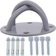 Ccykxa - Murs/plafond mont fourchette pour gym & home suspension sangles ancrer anneaux olympiques fitness training yoga swing bataille cordes bande