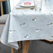 Nappe de Table Nappe de Table pvc Plastique Lavable à l'eau. Protecteur de Table rectangulaire imperméable pour Cuisine, Pique-Nique, extérieur,