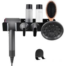 Noir)Support mural pour sèche-cheveux Dyson Supersonic - Ccykxa
