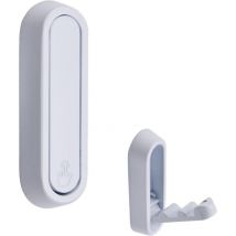CCYKXA pcs (white) Folding Hooks, Wall Hooks for Hanging Coat, Towel, Hangers, Hat, Backpacks, Bag Hooks for Wall, Wave Shaped Foldable Hooks