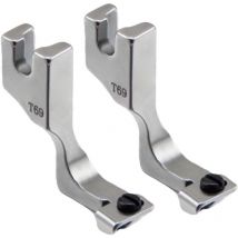 Ccykxa - Pied presseur réglable pour fermeture éclair invisible pour machine à coudre, accessoires de fermeture éclair, pied Invisi