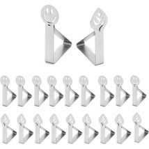Pince Nappe Attache Nappe de Table Exterieur, 20 Pièces Pinces pour Nappe de Table Exterieur Adapté pour Table à Manger de Jardin Restaurant Table à