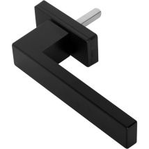 Poignée de fenêtre en aluminium, pour fenêtres et portes de balcon, de porte pati, garniture de fenêtres, avec grille 7x35 mm, 30x150x53 mm - Ccykxa