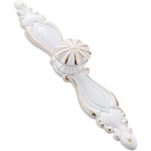 Poignées d'armoire de style chinois, poignées de meuble de style chinois, poignées rétro en bronze (Size : 6203 Small set of Fuji white) - Ccykxa