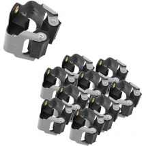 Porte Balai 10pcs Balai Titulaire Mop support de rangement Mural Porte Balais Mural Wall Mount organisateur pour Cuisine Salle de Bain Jardin Garage