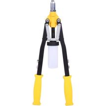 Ccykxa - Professional Riveter, Pneumatic Riveter Thick Steel U-Shaped Pop Rivet Pliers with 5 Rivet Noses 3.2-6.4mm