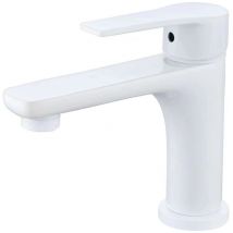 Ccykxa - Robinet de salle de bain en laiton (blanc)