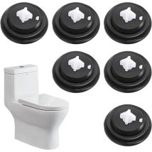 Rondelles de Diaphragme de Soupape, 6 Pièces Valves à Flotteur pour robinet, Joint Chasse dEau WC,Rondelles de Diaphragme en Caoutchouc de Rechange