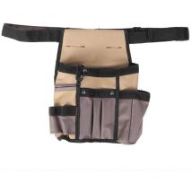 Ccykxa - Sac de taille de jardin, 10 poches sac de ceinture multifonctionnel portable pour outils de jardinage, ceinture réglable, pour homme et femme