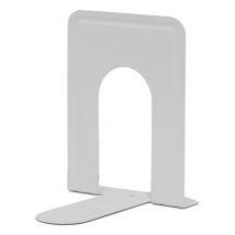 Serre Livre Original Cale Livre Etagere Metal Presse Livre Blanc Serre Livres 2 Paires Serre-Livre Bloc Livre pour Étagère Bureau Maison École