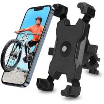 Support Smartphone Vélo, Rotation 360° Support Téléphone Bicyclette, Verrouillage Automatique à Un Bouton, pour iPhone - Ccykxa