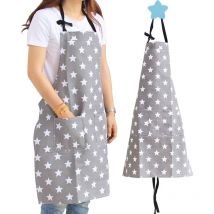 Tabliers de Cuisine pour Femme, Toile de Coton, Tabliers de Cuisine pour Adultes, Filles, Femmes, Tabliers avec Poches pour la Maison, la Cuisine, le