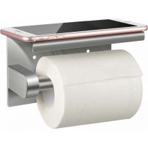 Ccykxa Toilet Paper Holder 304 Stainless Steel Toilet Paper Holder No Drilling Wall Mounted Toilet Paper Holder