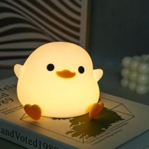 Ccykxa - Veilleuse enfant,Kawaii Veilleuse Bébé Rechargeable,USB Rechargeable Peut être Chronométré Veilleuse Enfant, Cadeau D'anniversaire Pour