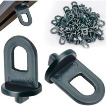 Ccykxa - Verde) 50 clips para invernadero, accesorio para invernadero, kit de soporte para plantas trepadoras, clips colgantes para invernadero