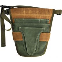 Ccykxa - vert et marron)Ceinture à outils de jardinage pratique, avec plusieurs poches pour outils de jardinage en plein air pour femmes et hommes