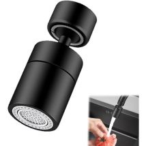 A 1 Pcs Embout Robinet,Embout Robinet Cuisine,Aérateur de Robinet 360° Pivotant Embout Robinet Cuisine,2 Modes Embout Robinet Cuisine Rotatif