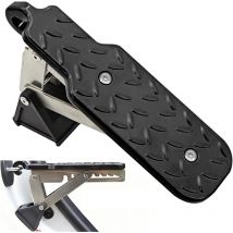 A 1 pcs Marchepied de Voiture Pliable: Marchepied pour Porte de Voiture, Pédales de Porte Portables avec Coussin Tampon, Pédale de Voiture Pliante