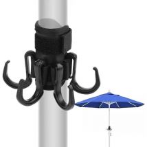 A 1 pcs Support De Crochet De Plage,Crochet De Parapluie Pour Jardin,Crochet de Suspension pour Parasol de Plage,Crochet pour Parapluie en Plastique