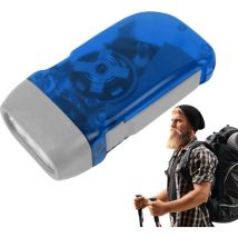 CCYKXAA (10×5×2.9cm)Lampes de poche d'extérieur pour le camping,lampe de poche à LED pour le camping Lampe de poche LED à manivelle Torche extérieure