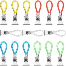 A 15Pcs accroche torchon,porte torchon cuisine, pince torchon crochet torchons,pince à serviette en métal,attache serviette attache torchon