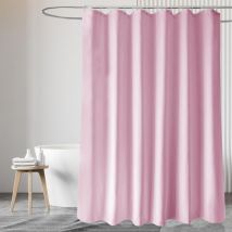 CCYKXAA 180 200cm Rose Rideau de Douche Tissu, Rideaux de Douche ImperméAble et Lavable, Rideau Salle de Bain, Rideau de Douche Extra Long
