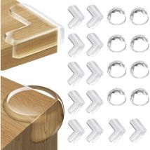 Ccykxa - a 20PCS Table Corner Protector Baby Protection Table Corner Protector Baby Furniture Table Angle Protection with Improved Super Glue, for