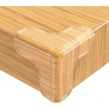 CCYKXA 24 STK Tisch-Eckenschutz Babysicherheit, Transparenter Tisch-Eckenschutz, Möbel-Eckenschutz mit starker Haftung