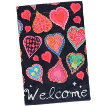 A 2Pc Amour Drapeau Saint Valentin Jardin Drapeau Festival Drapeau Décor Créatif Drapeau Décor Saint Valentin Jardin Drapeau Jardin Décoration