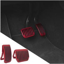 CCYKXAA 2pcs Coussinets de Pédale D'Embrayage, Pédales de Voiture, Pédales Antidérapantes Universelles de Voiture, Voiture Universelle Pédale Frein a
