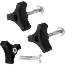 Ccykxa - a (5×2×2cm)Boulon de Poignée de Tondeuse à Gazon, Vis pour Tondeuse à Gazon, Tondeuse à Gazon Accessoires, Convient à La Plupart des Modèles