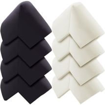 CCYKXAA 8 Protection d'angle en Caoutchouc pour Coin de Table,Coussin en Mousse Souple avec Adhésif Puissant,Sécurité pour Coin