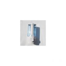 Ccykxa - a (8×8.5×19cm)Blanc Distributeur de Savon Mural 380 ml, Porte Savon Liquide pour Salle de Bain, Doseur Universel pour Savon Liquide, Gel