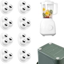 CCYKXAA 8pcs Petites roulettes pour appareils ménagers, roulettes à 360° pour appareils ménagers, roulettes universelles adhésives, roulettes pour