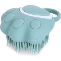CCYKXAA Brosse de bain pour chien et chat - Brosse de toilettage en caoutchouc de silicone - Brosse de massage en silicone - Brosse de nettoyage pour