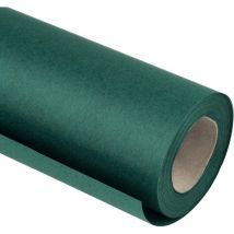 A Rouleau de papier kraft vert- 58 cm x 58cm - Papier recyclable parfait pour l'artisanat, l'art, l'emballage, l'emballage, la poste, l'expédition,
