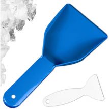 A Set de 2 RéFrigéRateur Grattoir, grattoirs à Glace en Plastique Rigide pour dégivrer Facilement et en Toute propreté Votre réfrigérateur ou