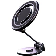 A Support Téléphone Voiture pour Magnétique Support Voiture – Rotation 360° Support Téléphone Tableau de Bord – Aimant Puissant Support Piable pour