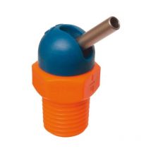 IBT - cd de boquilla de alta presión para manguera de refrigerante 1/8 70BAR Ø3x0 mm Blue-Orange Loc-Line