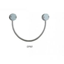 Cdvi presse-étoupe chromé f0524000007 gf60- 600mm- capuchons métalliques