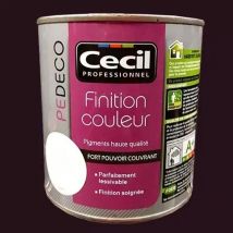 CECIL PE DECO Finition Couleur Chocolat Mat 0,5 L