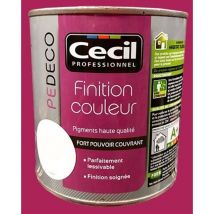 Pe deco Finition Couleur Framboise Mat 0,5 l - Cecil